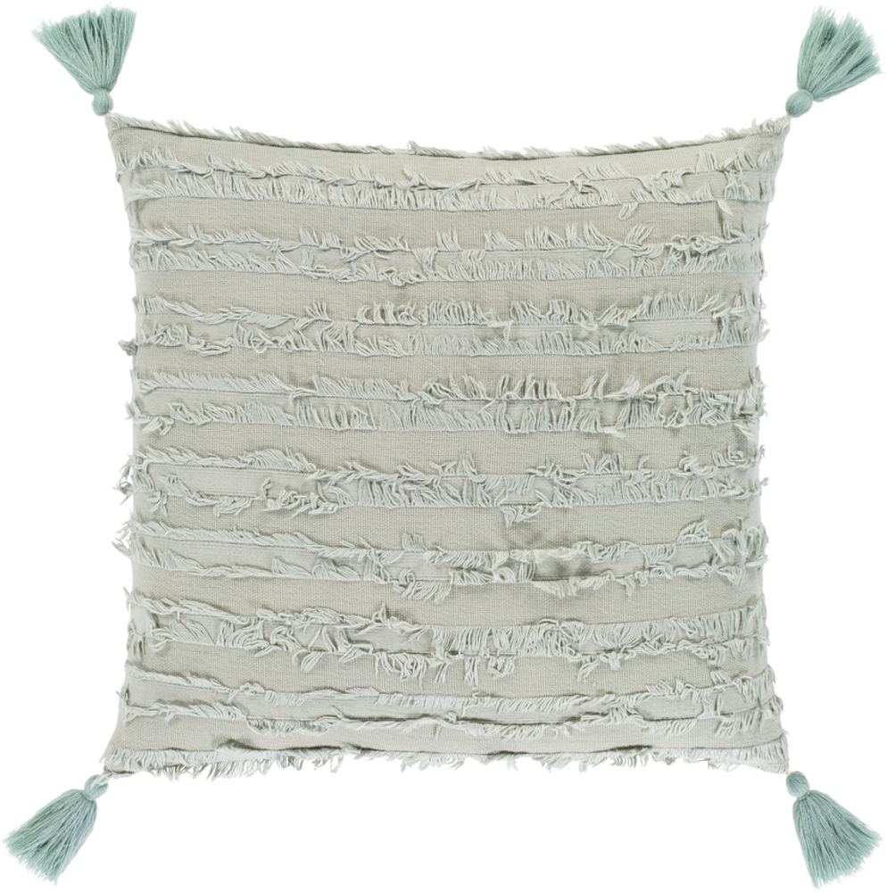 Discontinued - Noemi Pillow Cover, 18" x 18", Sage - Image 0