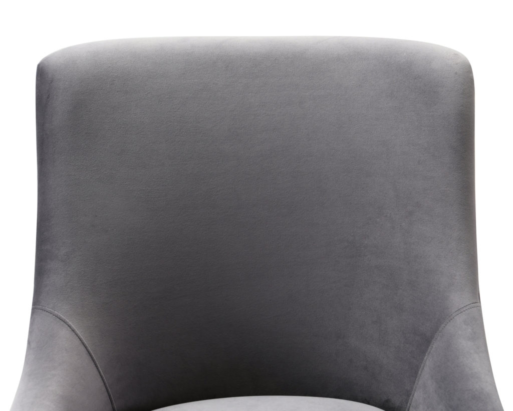 Biancatrix Office Swivel Chair, Gray & Lilly - Image 4