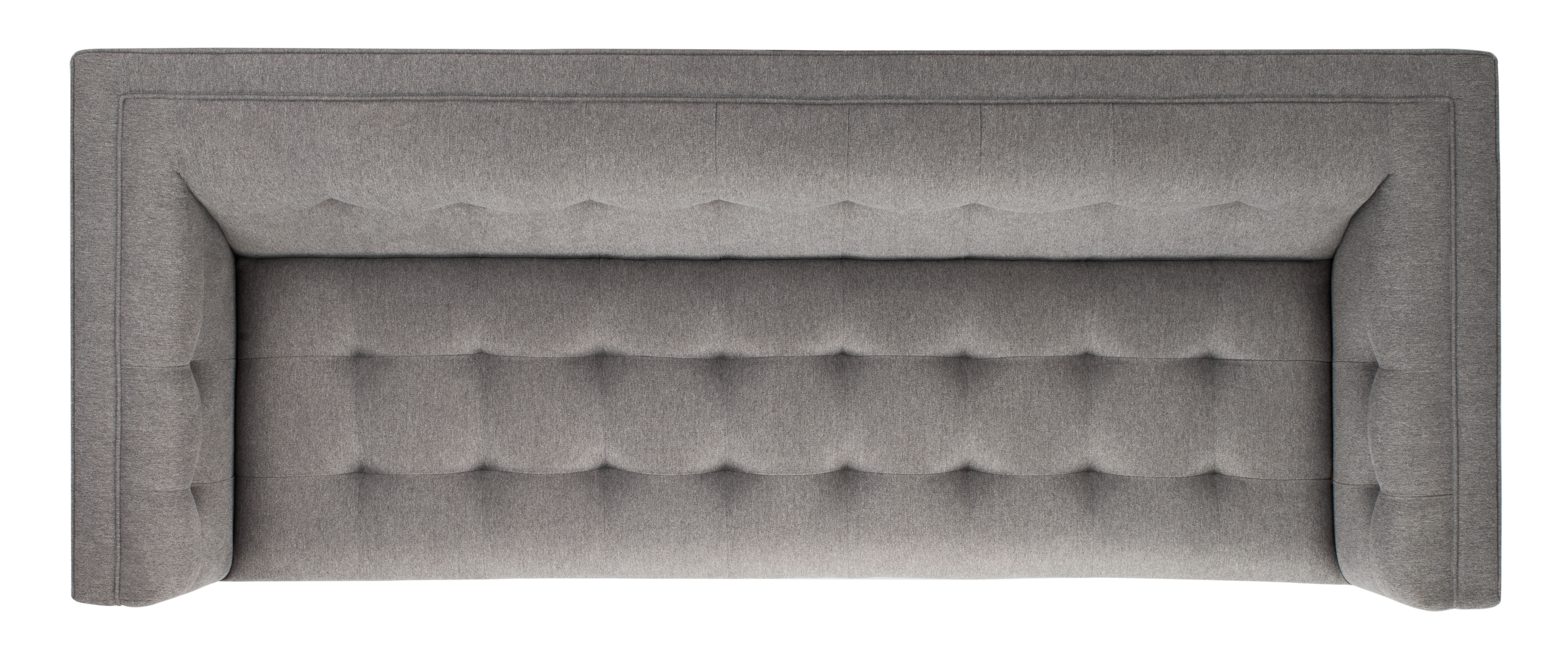 Garnet Linen Tufted Sofa - Light Grey - Safavieh - Image 5