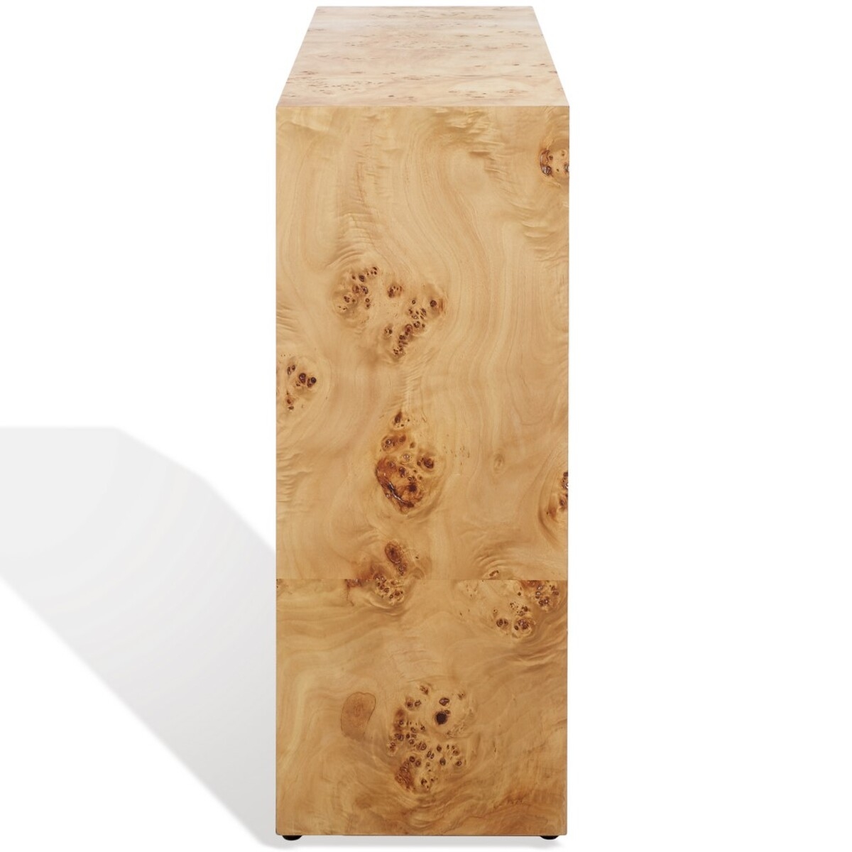 Katelynn Burled Mappa Console Table - Natural - Image 6
