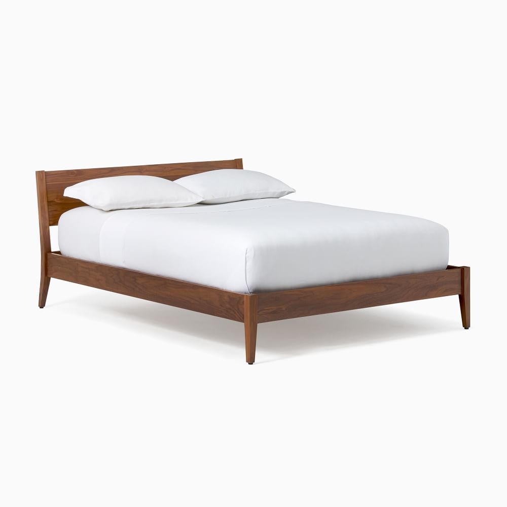Roan Bed, Full, Cool Walnut - Image 0