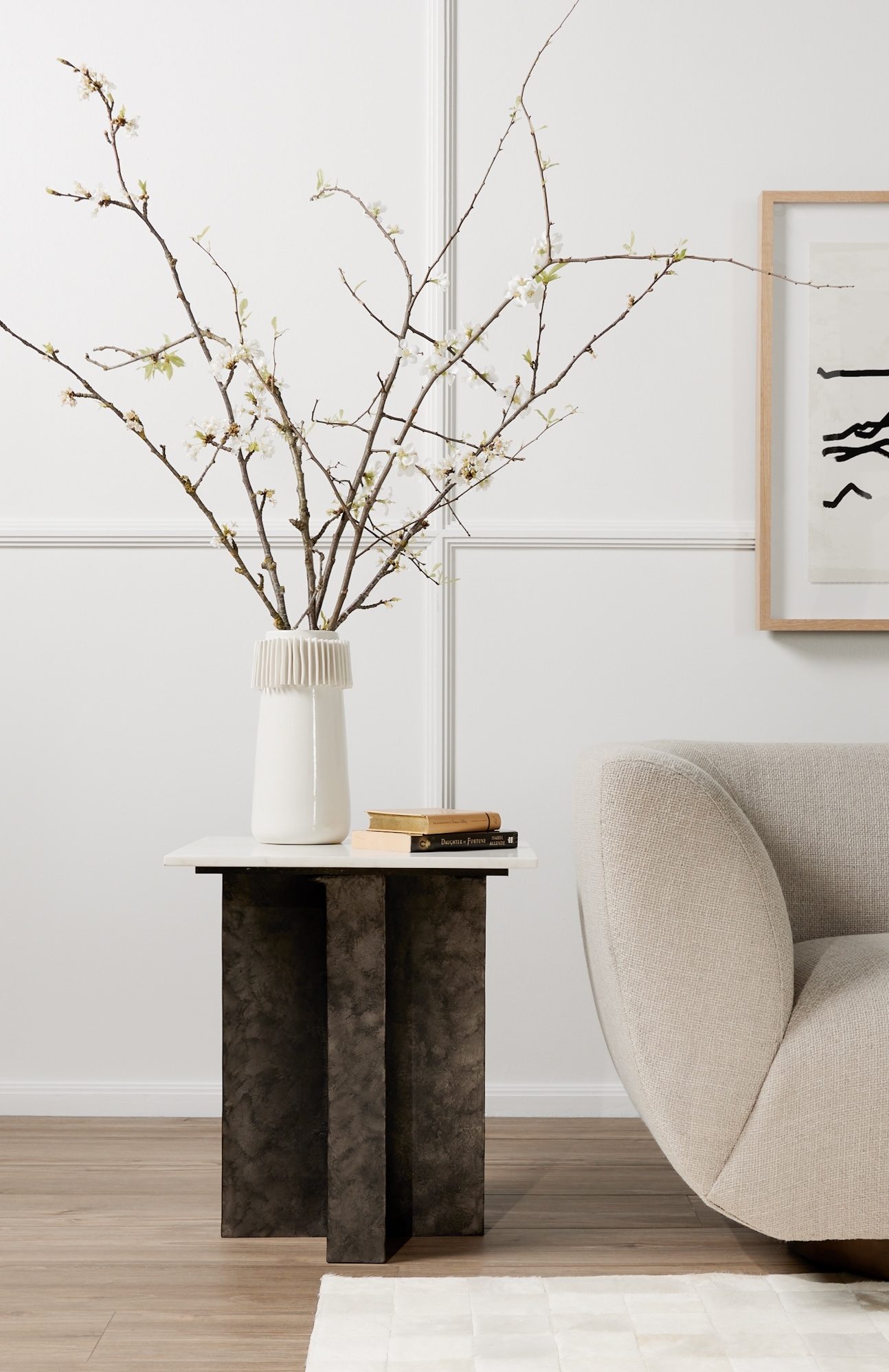 Terrell End Table-Raw Black - Image 10