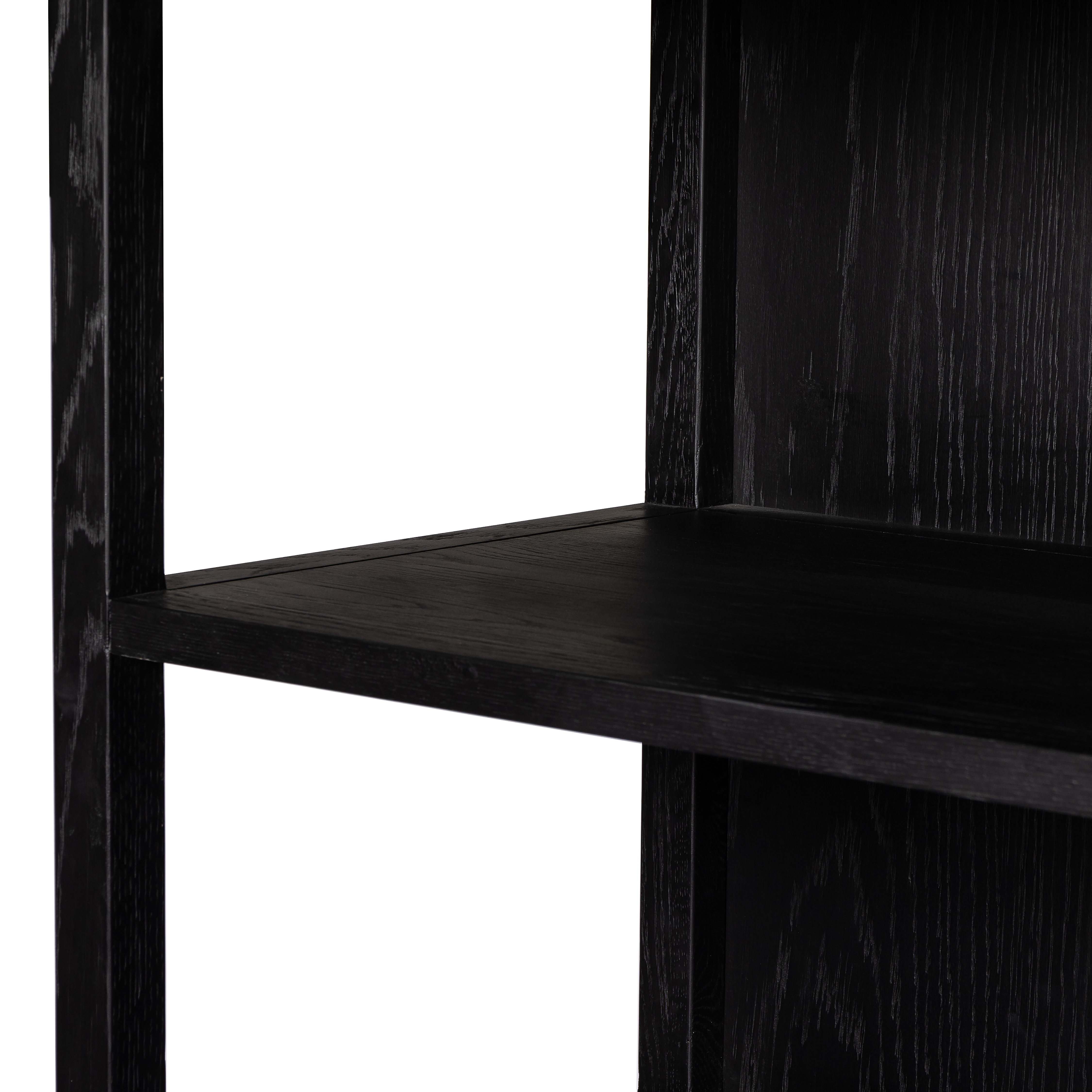 Hopkins Bookcase-Brushed Ebony Oak Vnr - Image 8