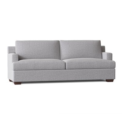 Ann 90" Square Arm Sofa, Gray - Image 0