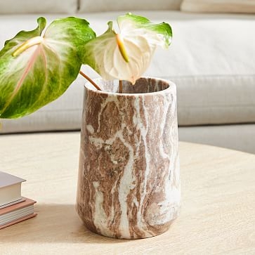 Pink Marble Vase, Small - Image 2
