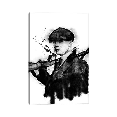 Tommy Shelby by Durro Art - Wrapped Canvas Gallery-Wrapped Canvas Giclée - Image 0