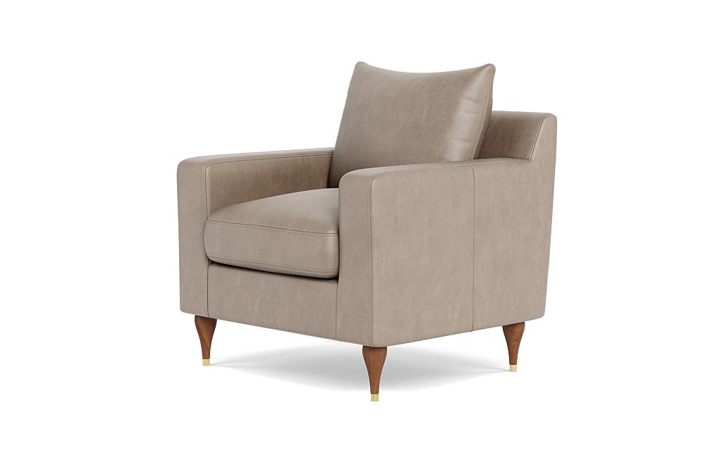 Sloan Leather Petite Chair - Image 2