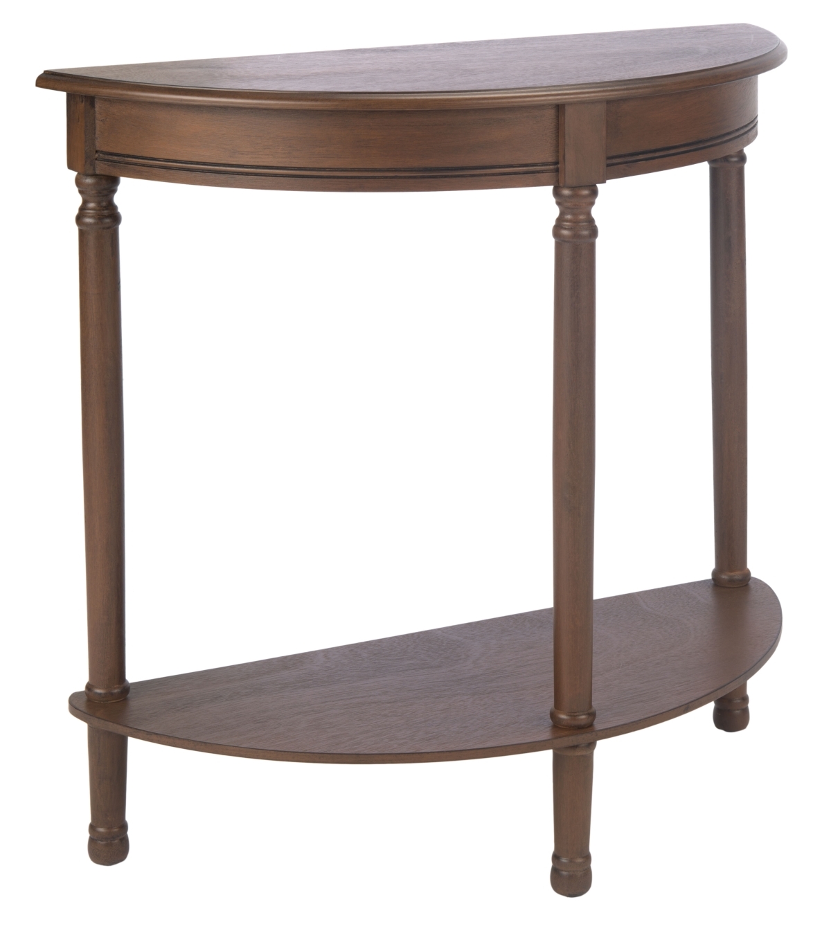 Tinsley Half Round Console Table - Brown - Safavieh - Image 5