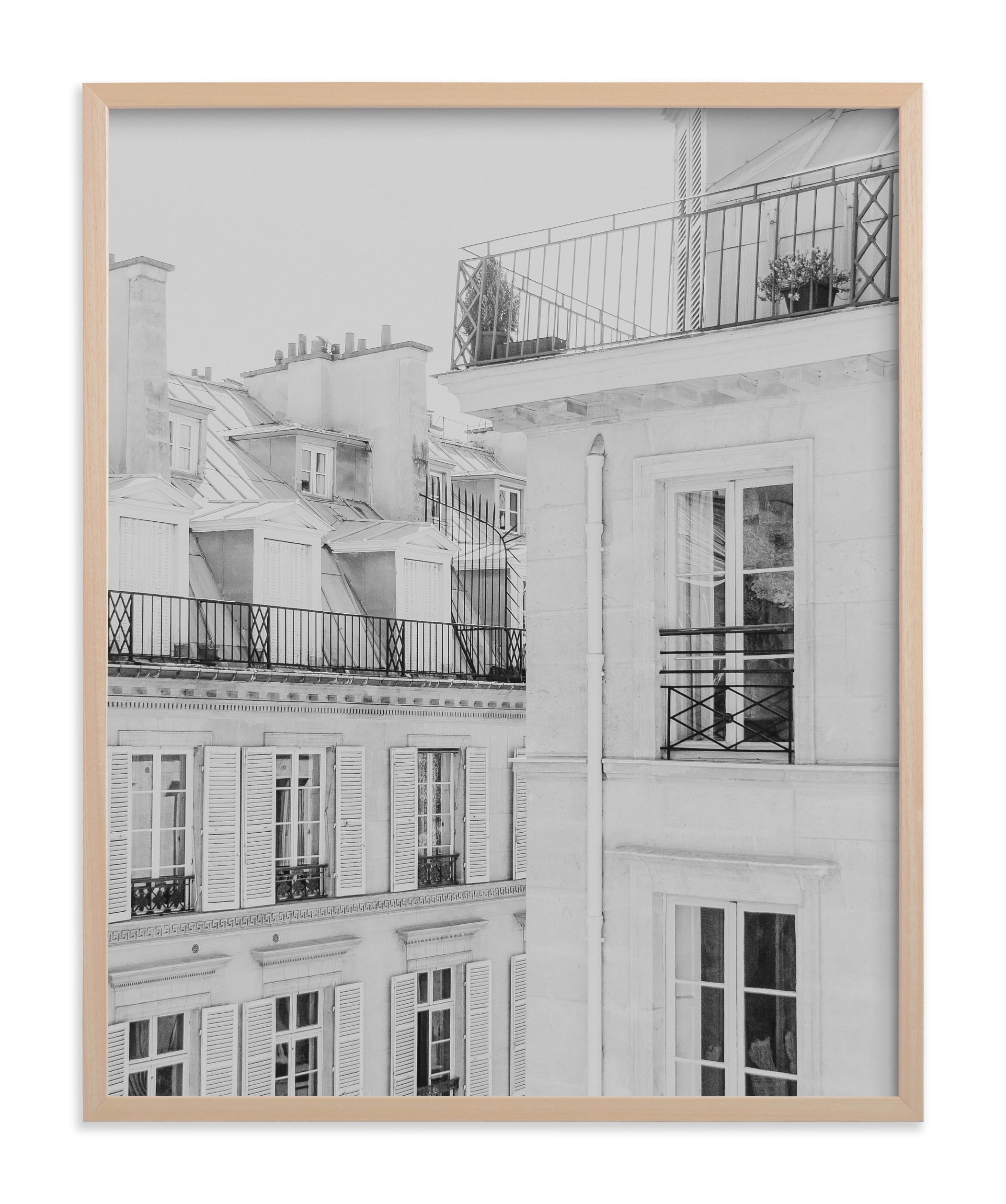 Parisian Rooftops Limited Edition Art Print - Image 0