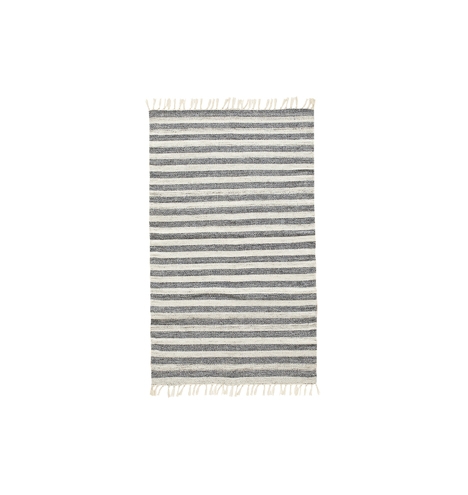 Heathered Stripe Indoor/Outdoor Flatweave Rug - Image 0