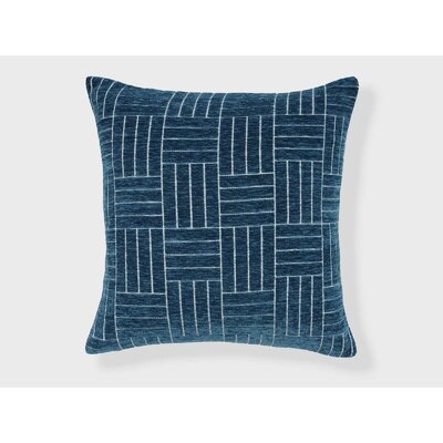 Oberon Staggered Stripe Woven Chenille Pillow - Image 0