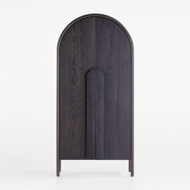 Annie Charcoal Brown Storage Cabinet by Leanne Ford - Image 0