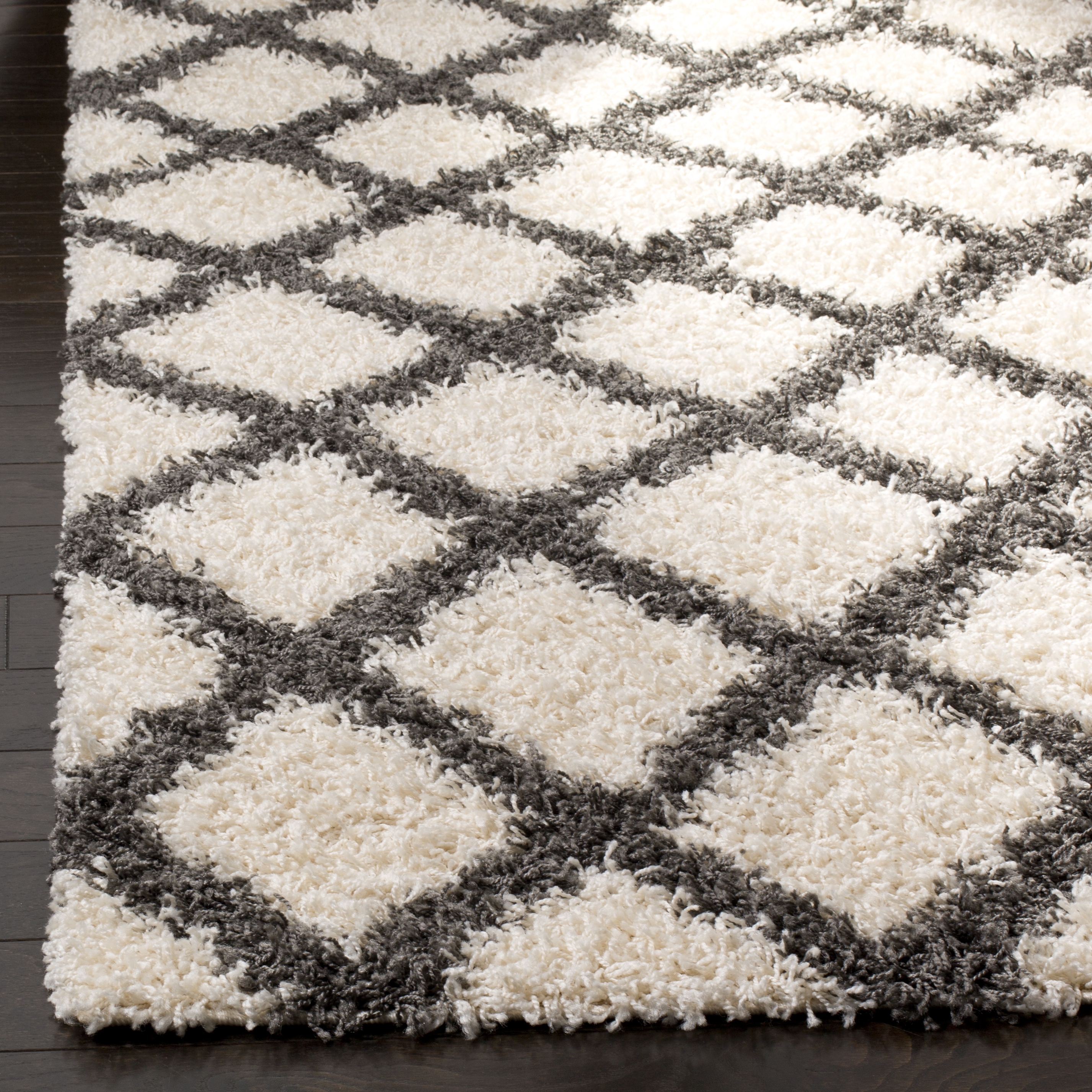 Arlo Home Woven Area Rug, SGDS258H, Ivory/Grey,  2' 3" X 8' - Image 1