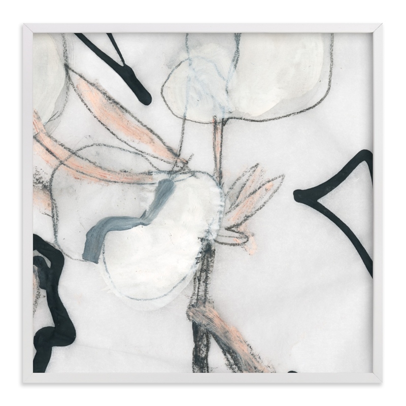 Southern Cotton Double Bloom Square Limited Edition Fine Art Print 1 - Image 0