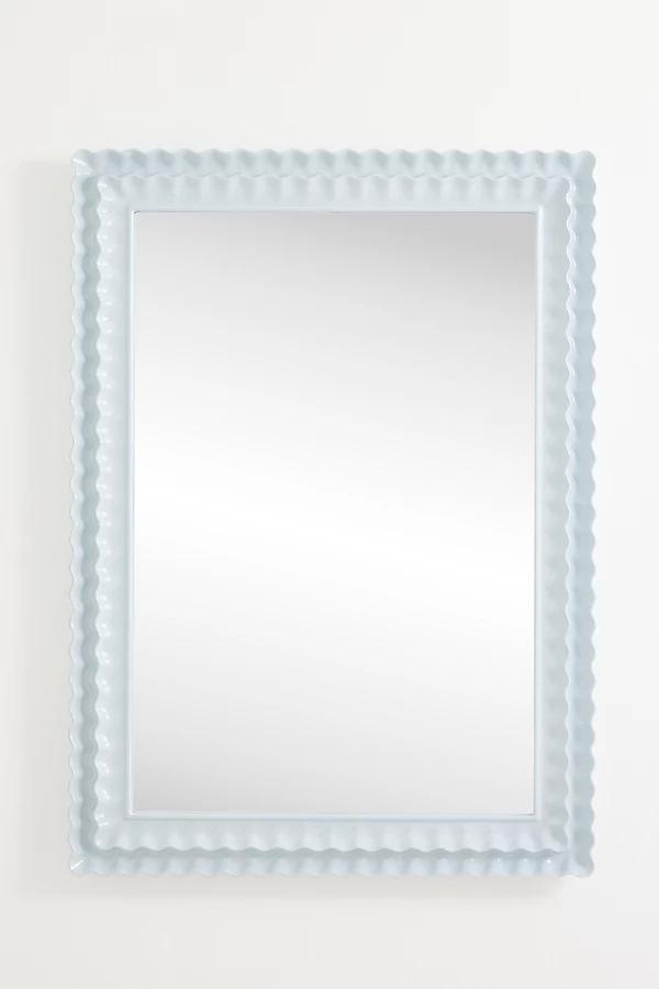 Phillippa Scalloped Portrait Wall Mirror - Image 0