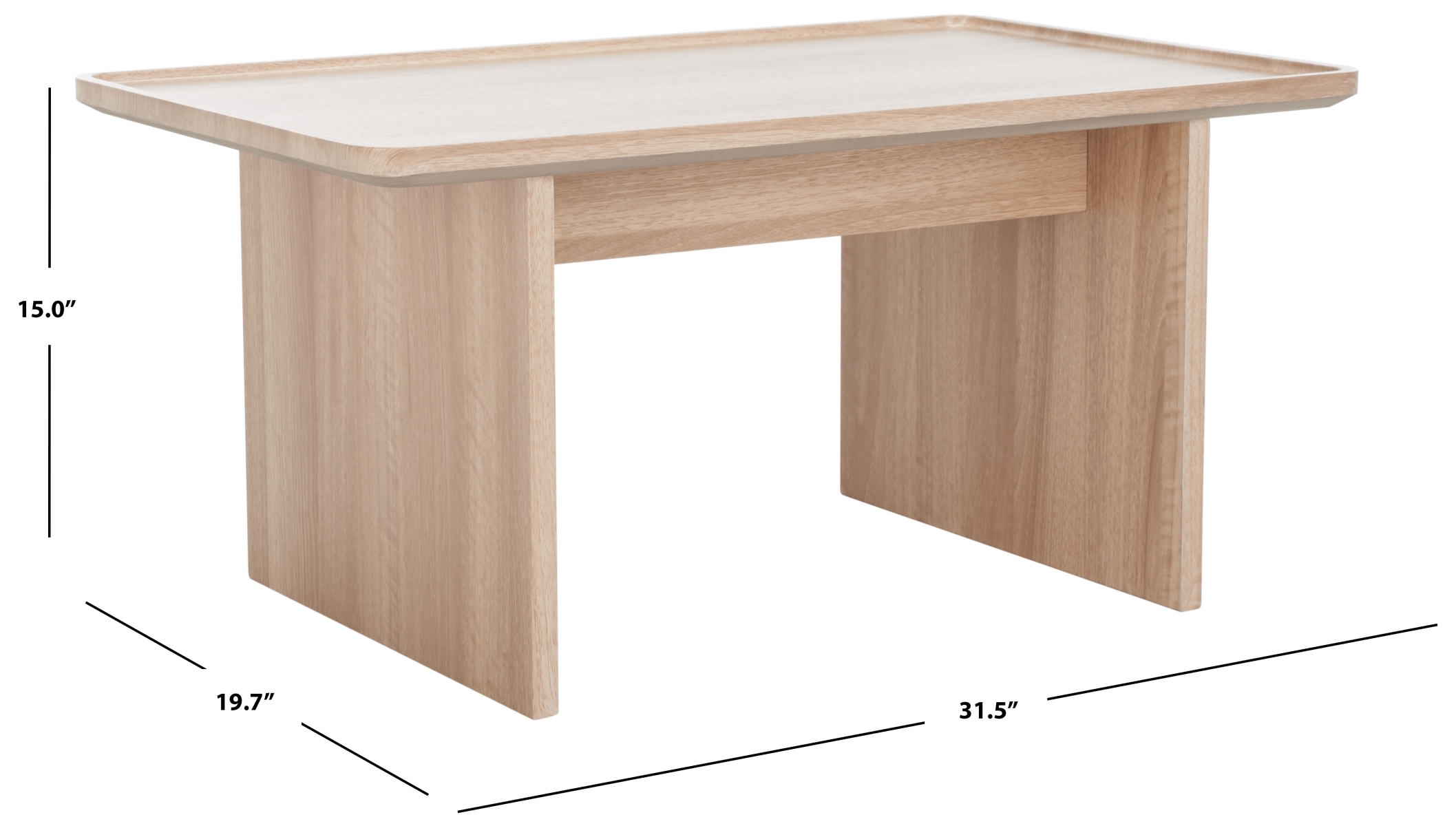 Amaya Coffee Table - Natural - Safavieh - Image 6