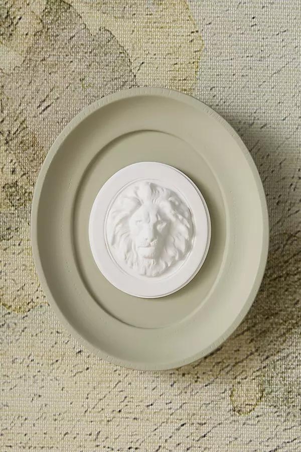 Sage Plaster Framed Intaglio Gallery Wall Charm - Image 0