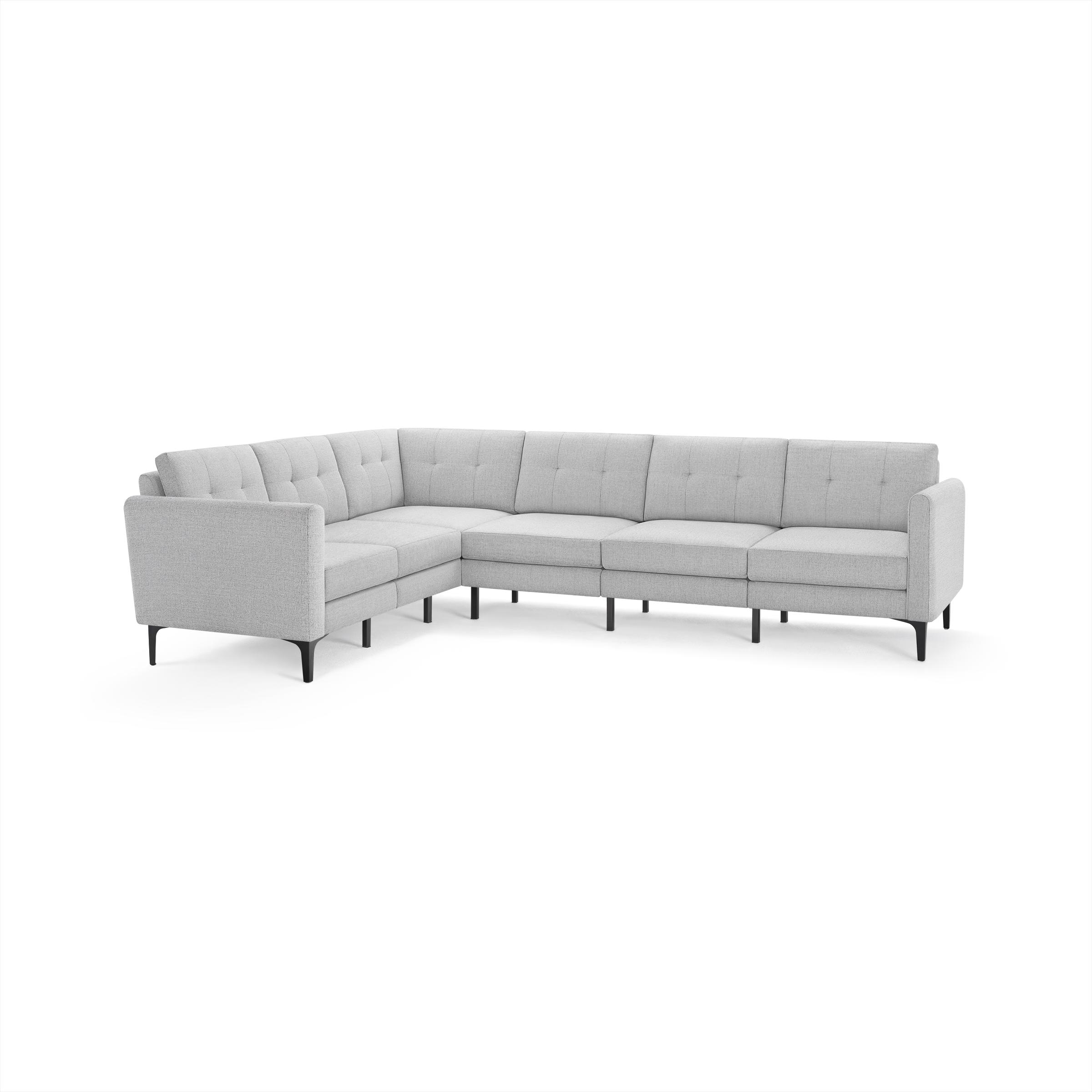 Nomad 6-Seat Corner Sectional in Crushed Gravel - Image 1