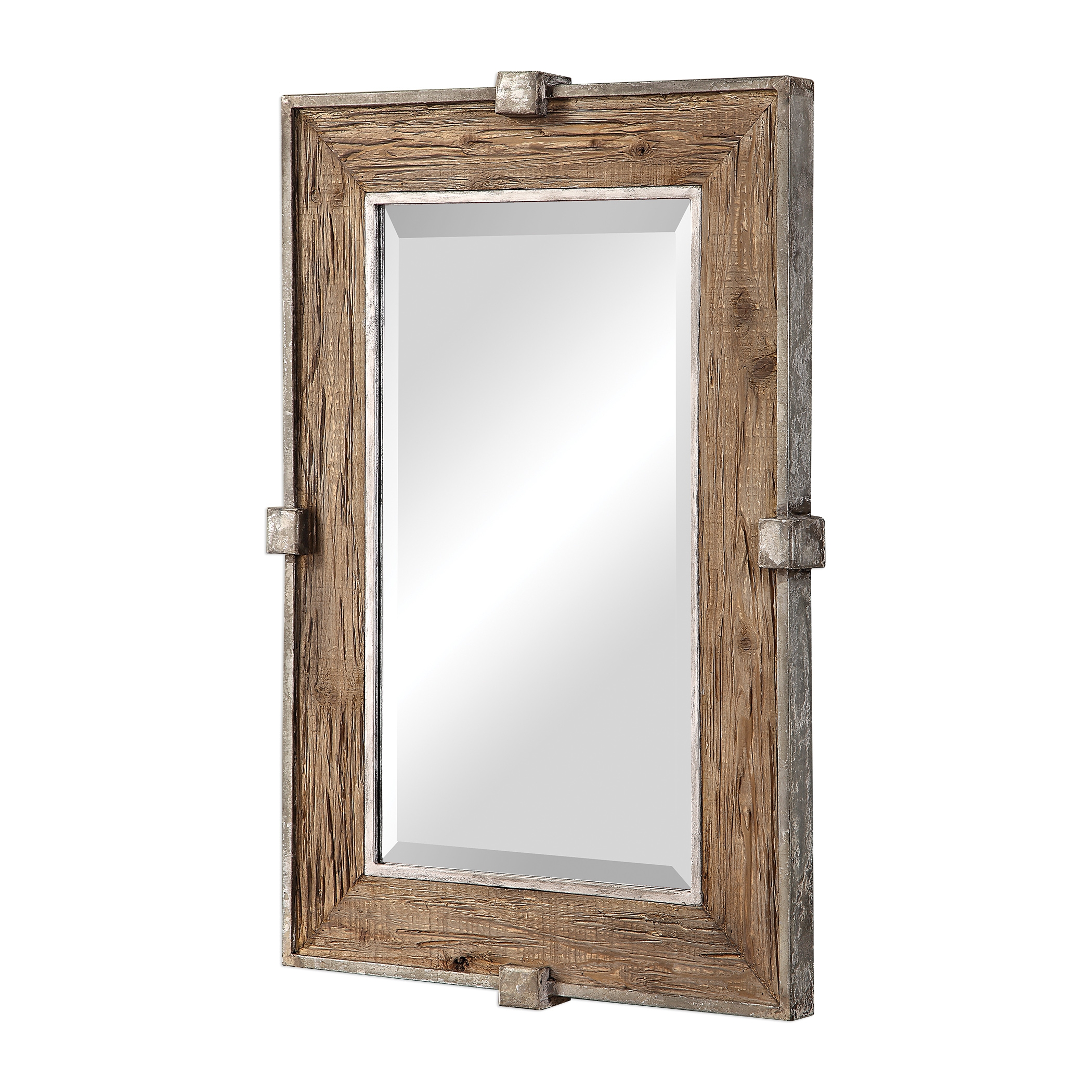 Siringo Weathered Wood Mirror - Image 3