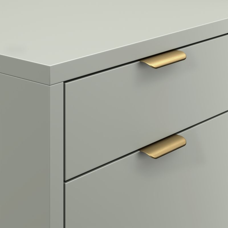 Classic Laurel Green Wood 3- Drawer Kids Desk - Image 5