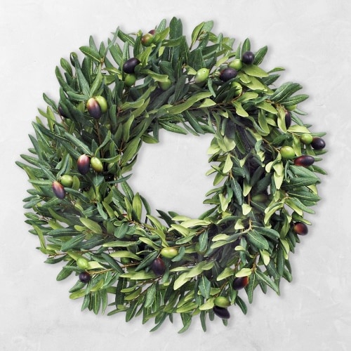 Faux Olive Wreath, 20" - Image 0