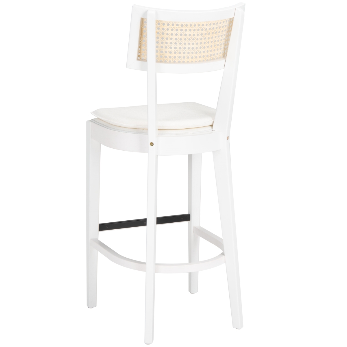Galway Cane Bar Stool - White / Natural - Safavieh - Image 8