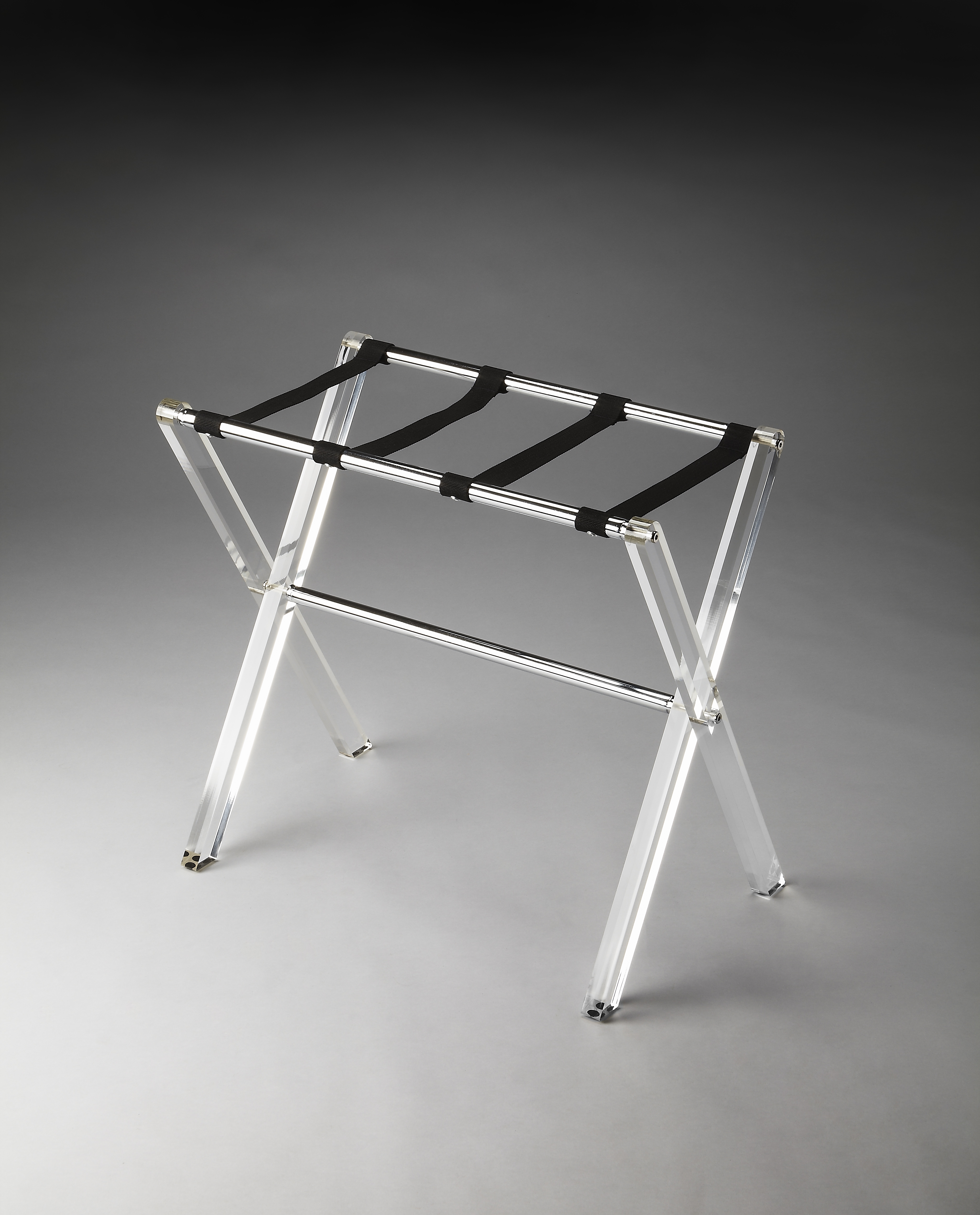 Crystal Clear  Luggage Rack - Image 1