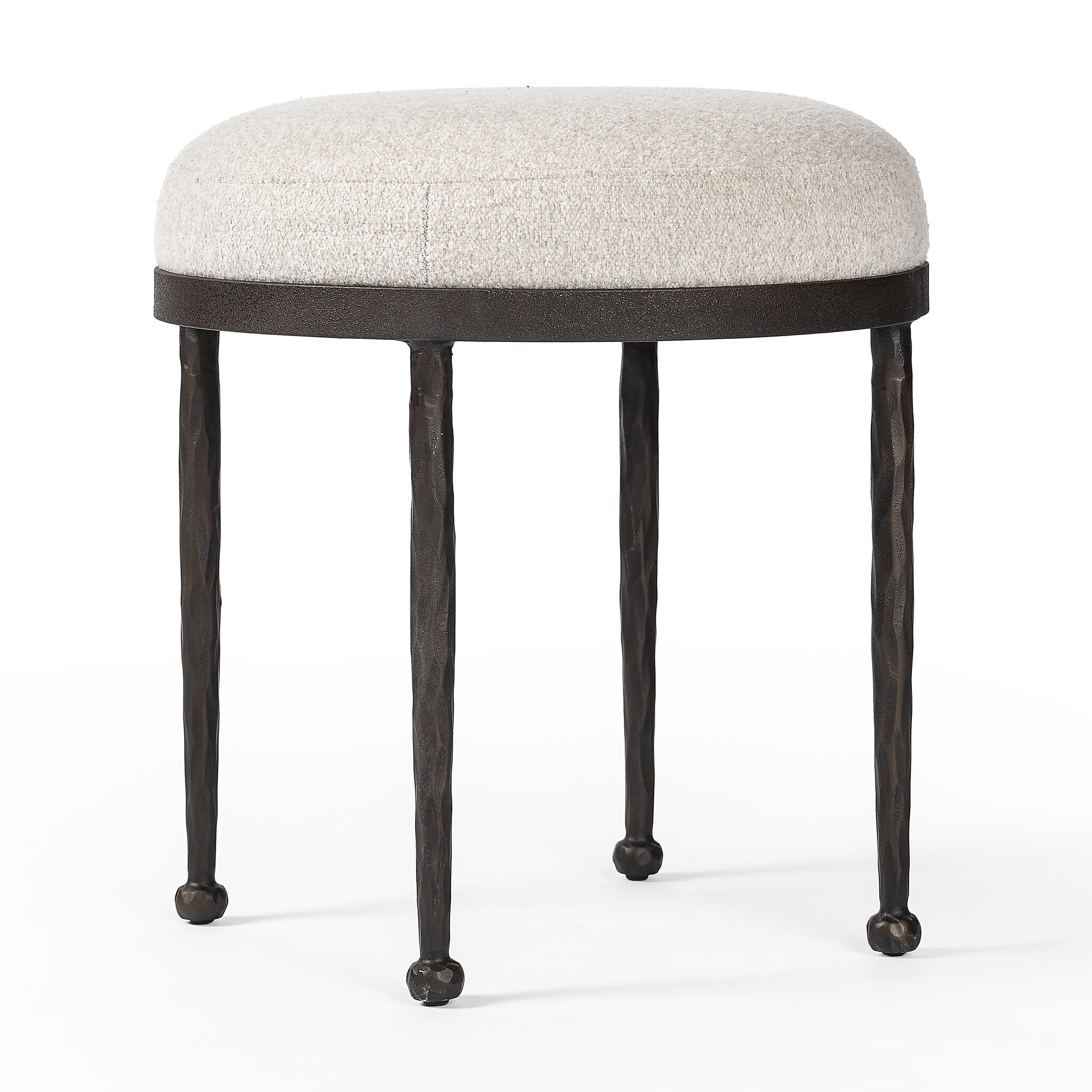 Corinne Accent Stool - Crete Pebble - Image 1