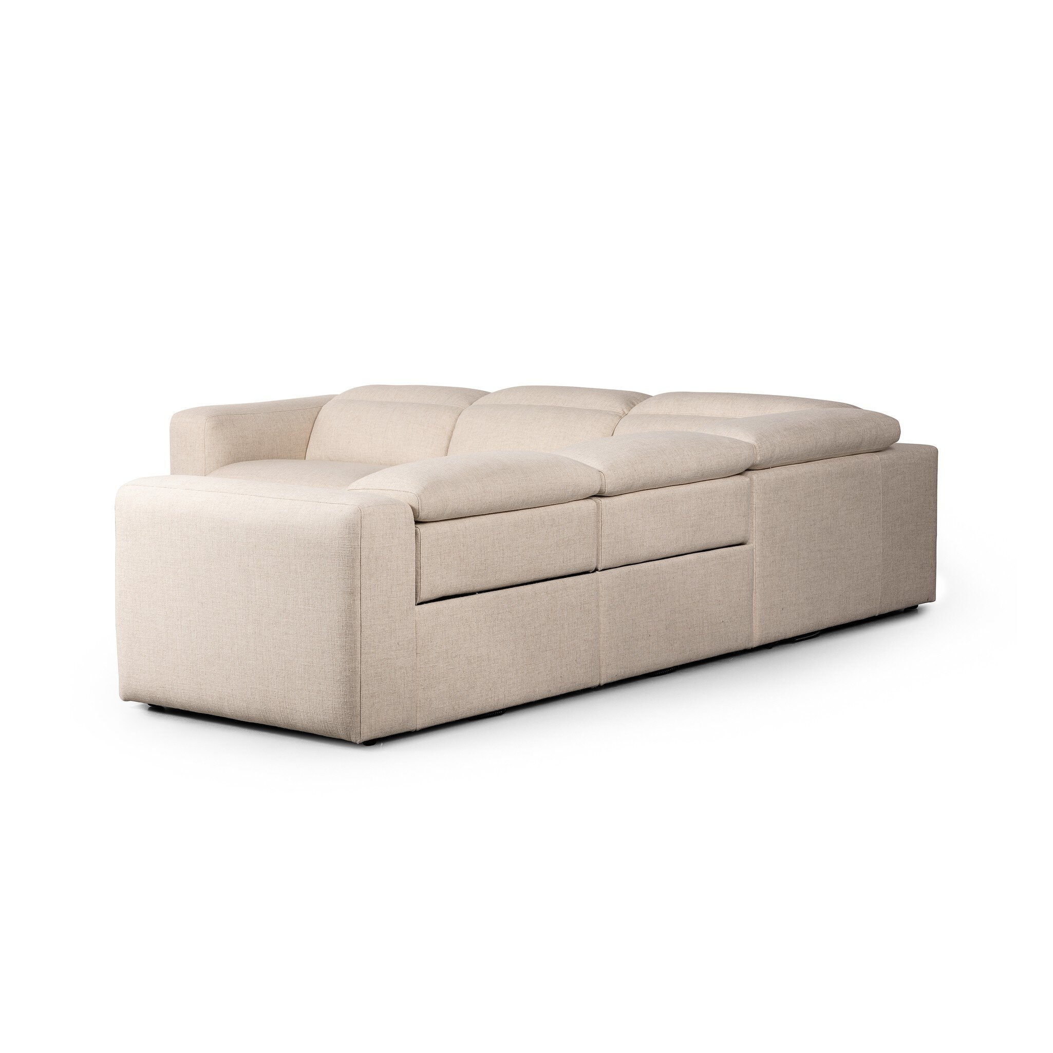 Radley Power Recliner 5-Piece Sectional - Antigo Natural - Image 1