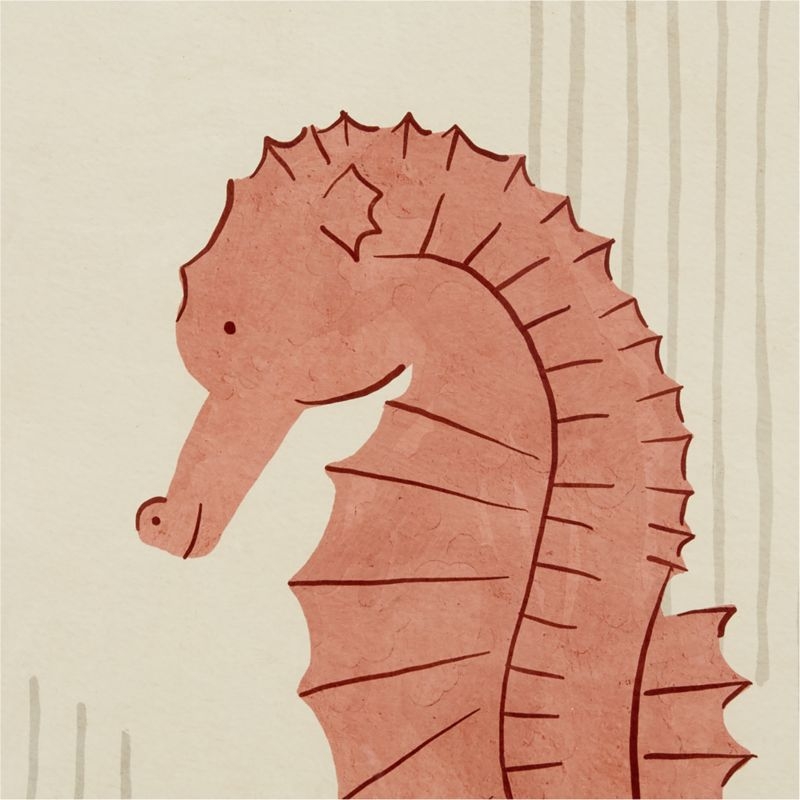 Seahorse Framed Wall Art Print - Image 3