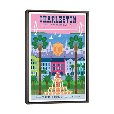 Charelston Travel Poster by Jim Zahniser - Graphic Art Print - Image 0