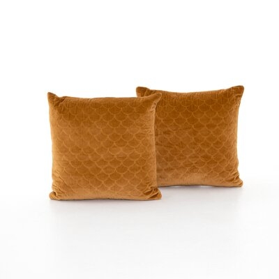 Dey Square Cotton Pillow Cover & Insert - Image 0