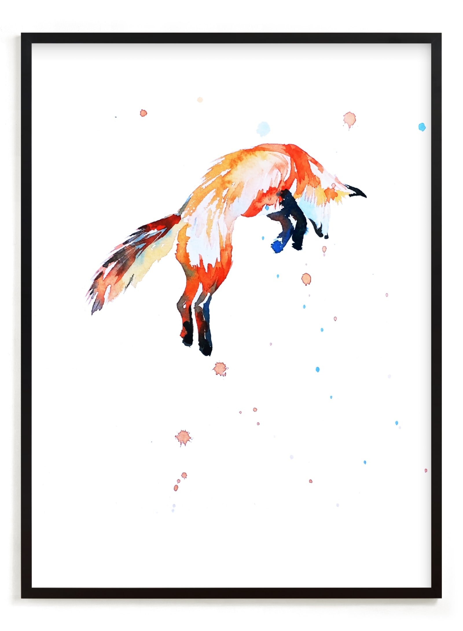Fox Jump Limited Edition Fine Art Print 1 - Image 0
