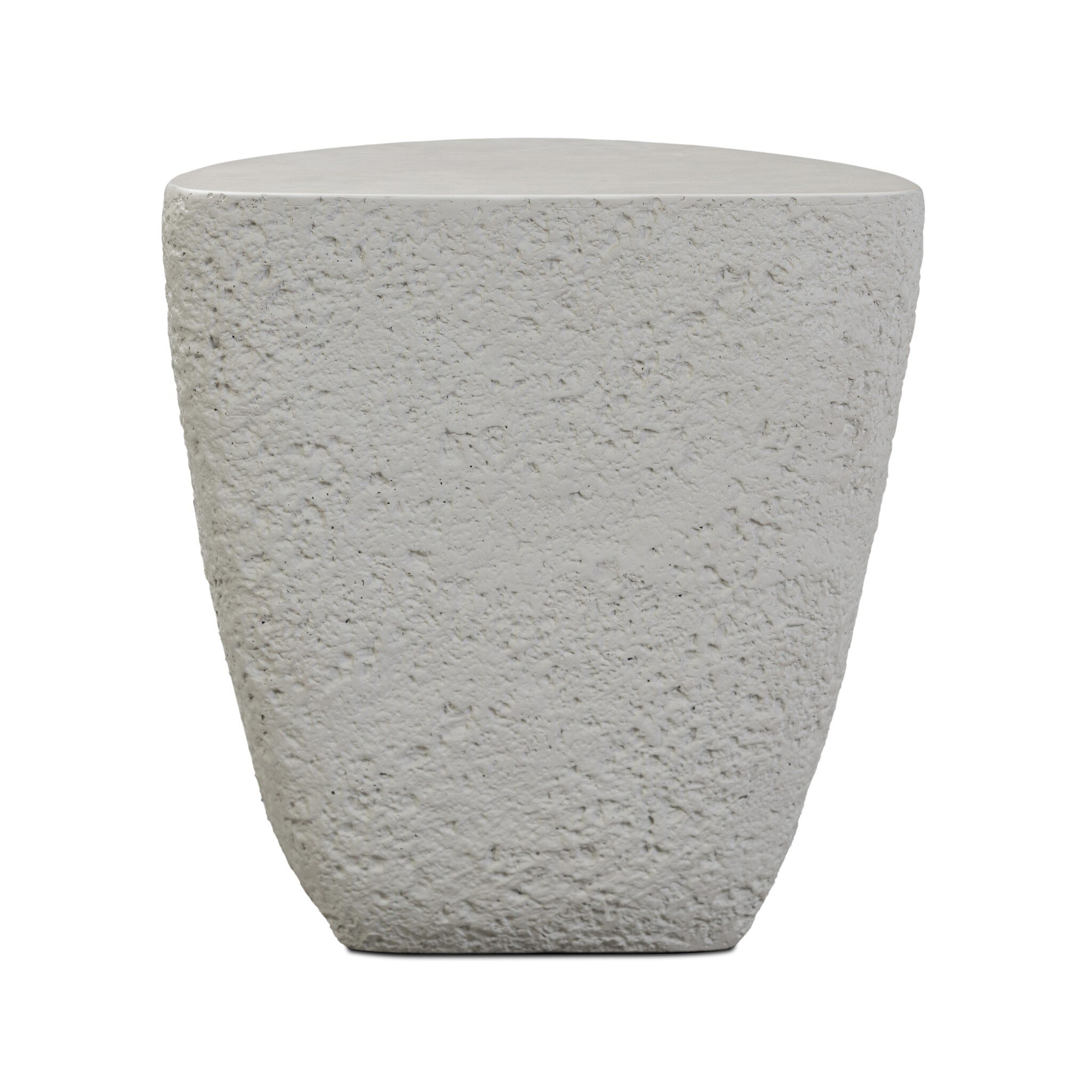Medina Outdoor End Table-Large - Matte Stone - Image 4