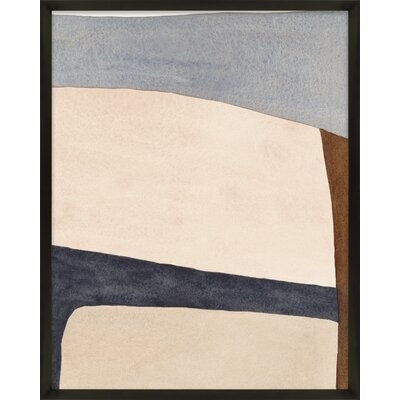 Divided By Blue 1 By Julia Balfour - Framed Wall Art - Image 0