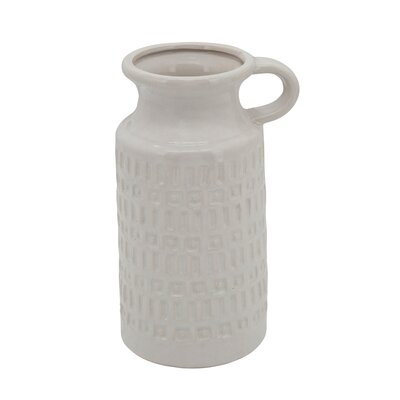 White Ceramic Table Vase - Image 0