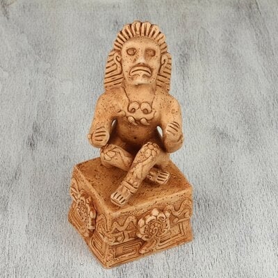 Zhane Handcrafted Archaeological Aztec Ceramic Sculpture - Image 0