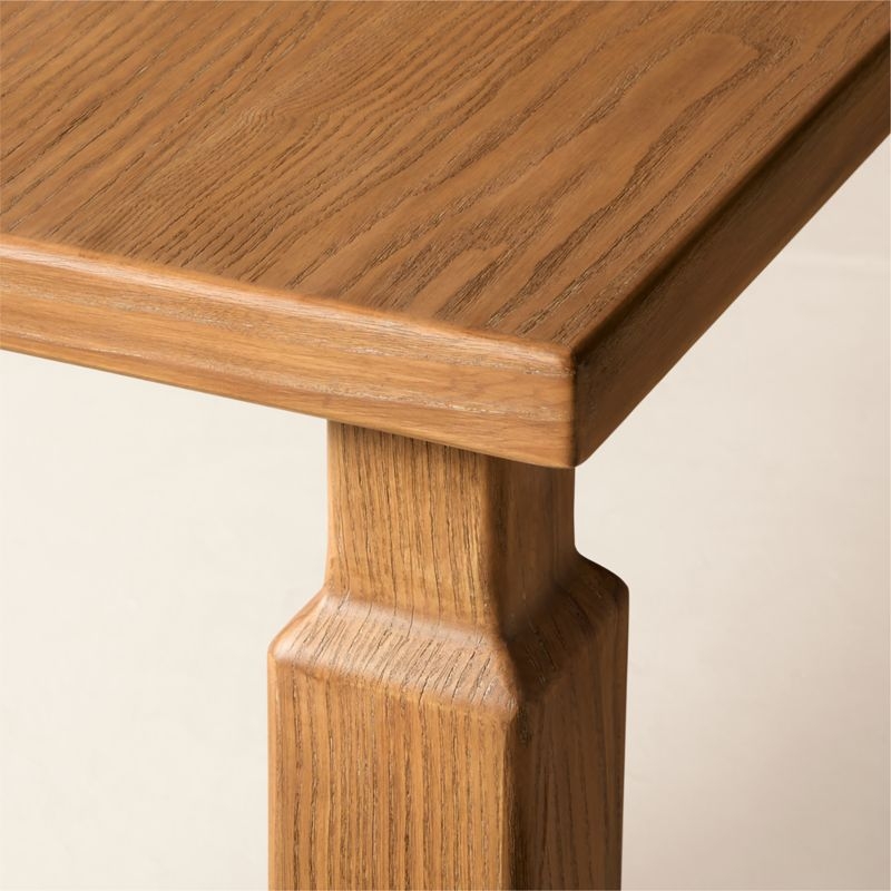 Daybreak 72" Rectangular Light Ash Wood Dining Table - Image 3