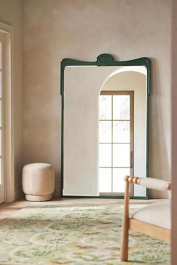 Victoria Wood Grand Floor Mirror - Image 0
