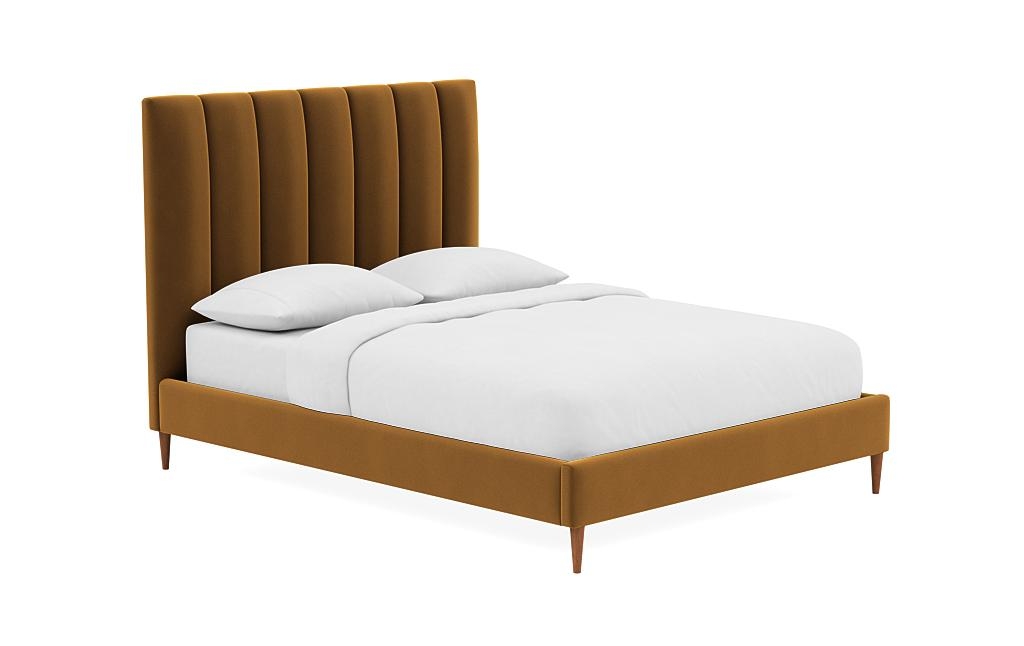 Lowen Upholstered Bed with Tufting Option - Image 1