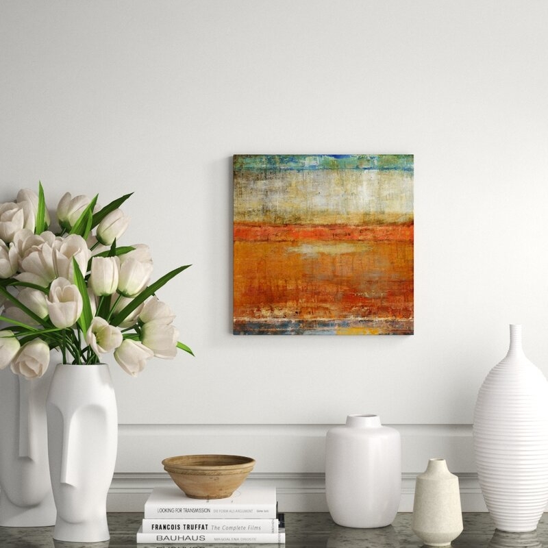 Chelsea Art Studio 'Looking at the Horizon I' - Graphic Art Print Format: Outdoor, Size: 30" H x 30" W x 1.5" D - Image 0