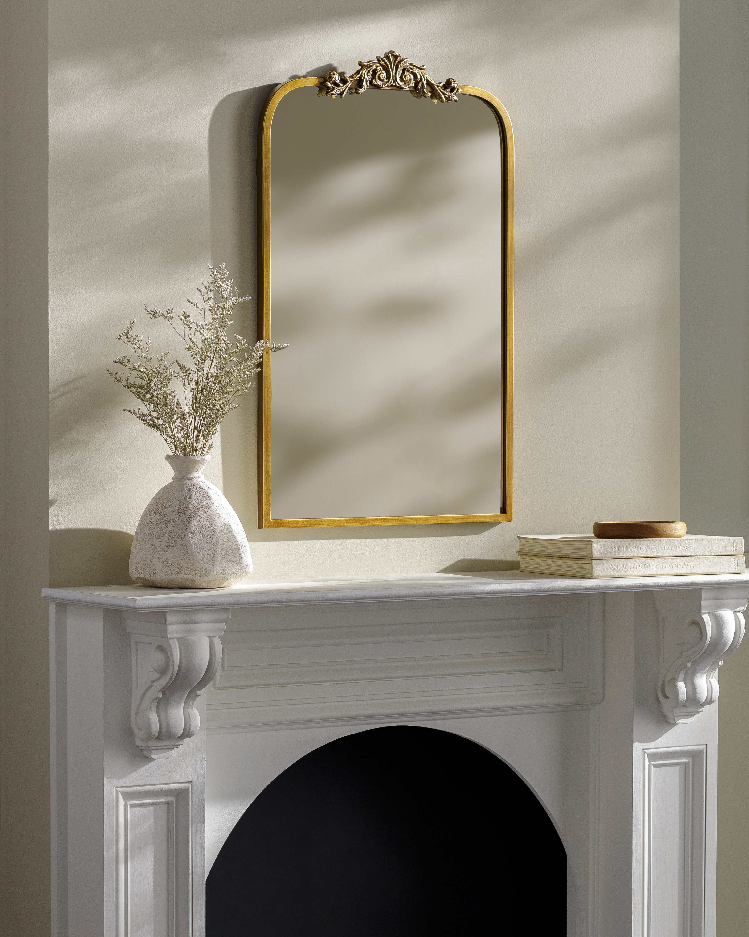 Aarlen Gold 36"H x 24"W x 2"D Accent Mirror - Image 1