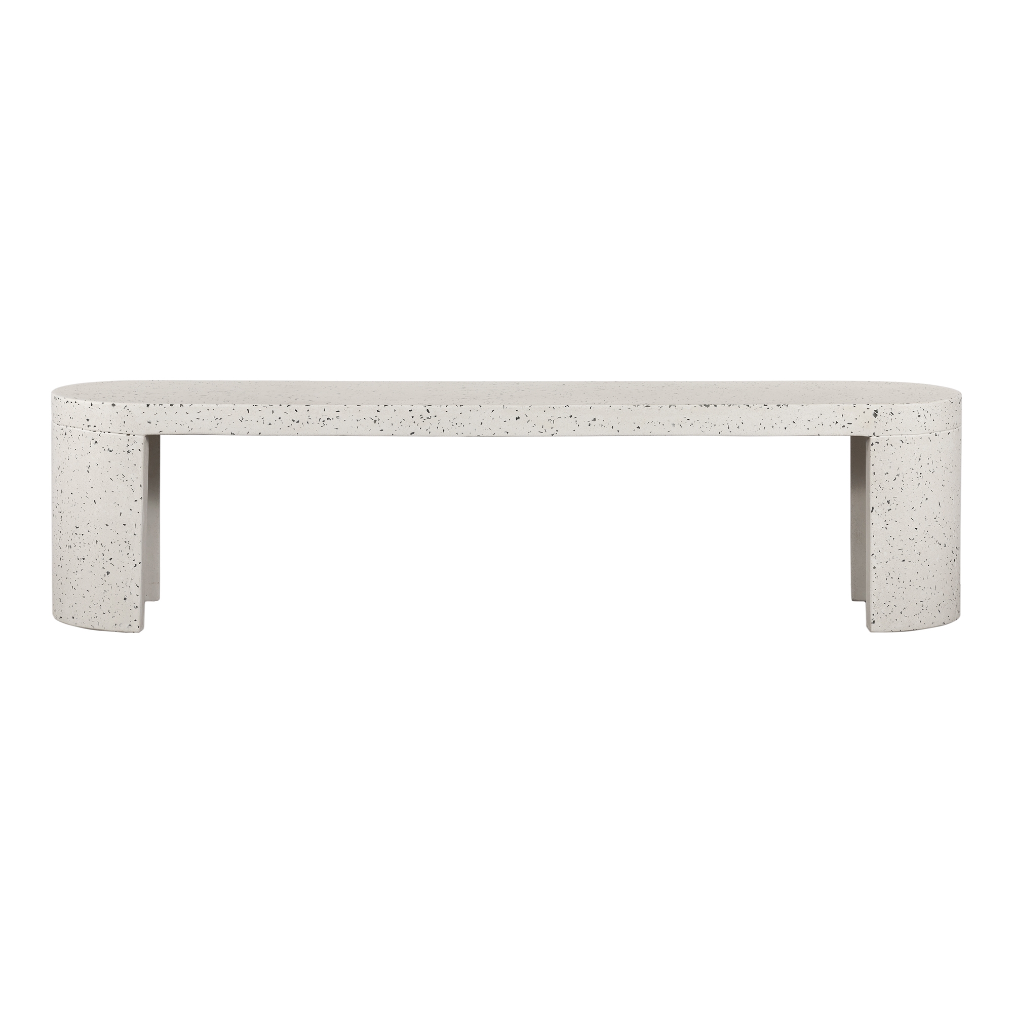 Lyon Outdoor Bench Light Grey - Image 0