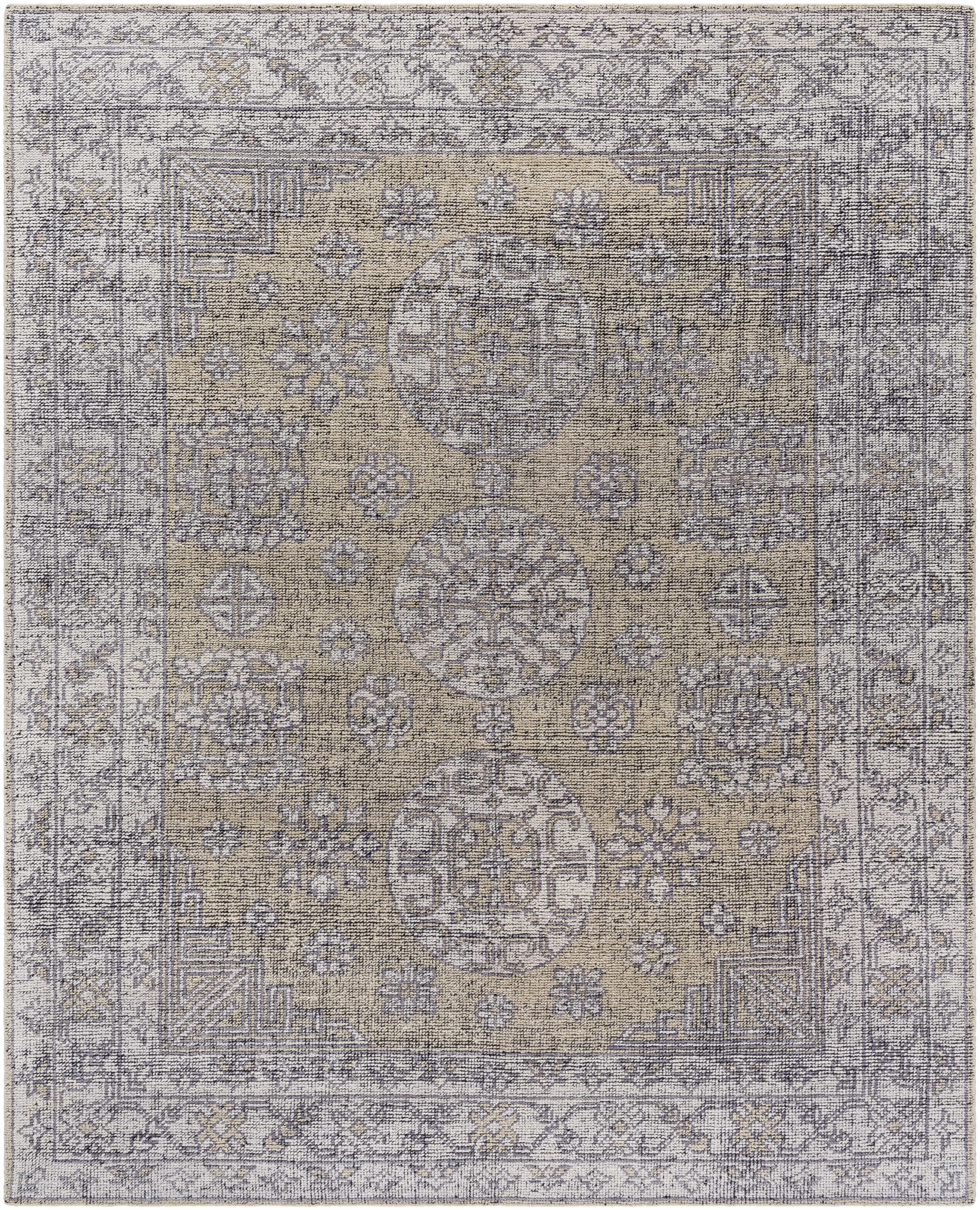Tulu Gray Indoor 10' x 14' Handmade Rug - Image 0