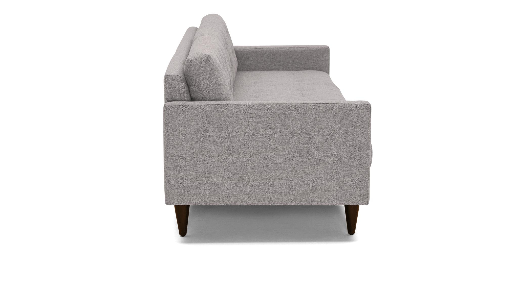Purple Eliot Mid Century Modern Grand Sofa - Sunbrella Premier Wisteria - Mocha - Image 2