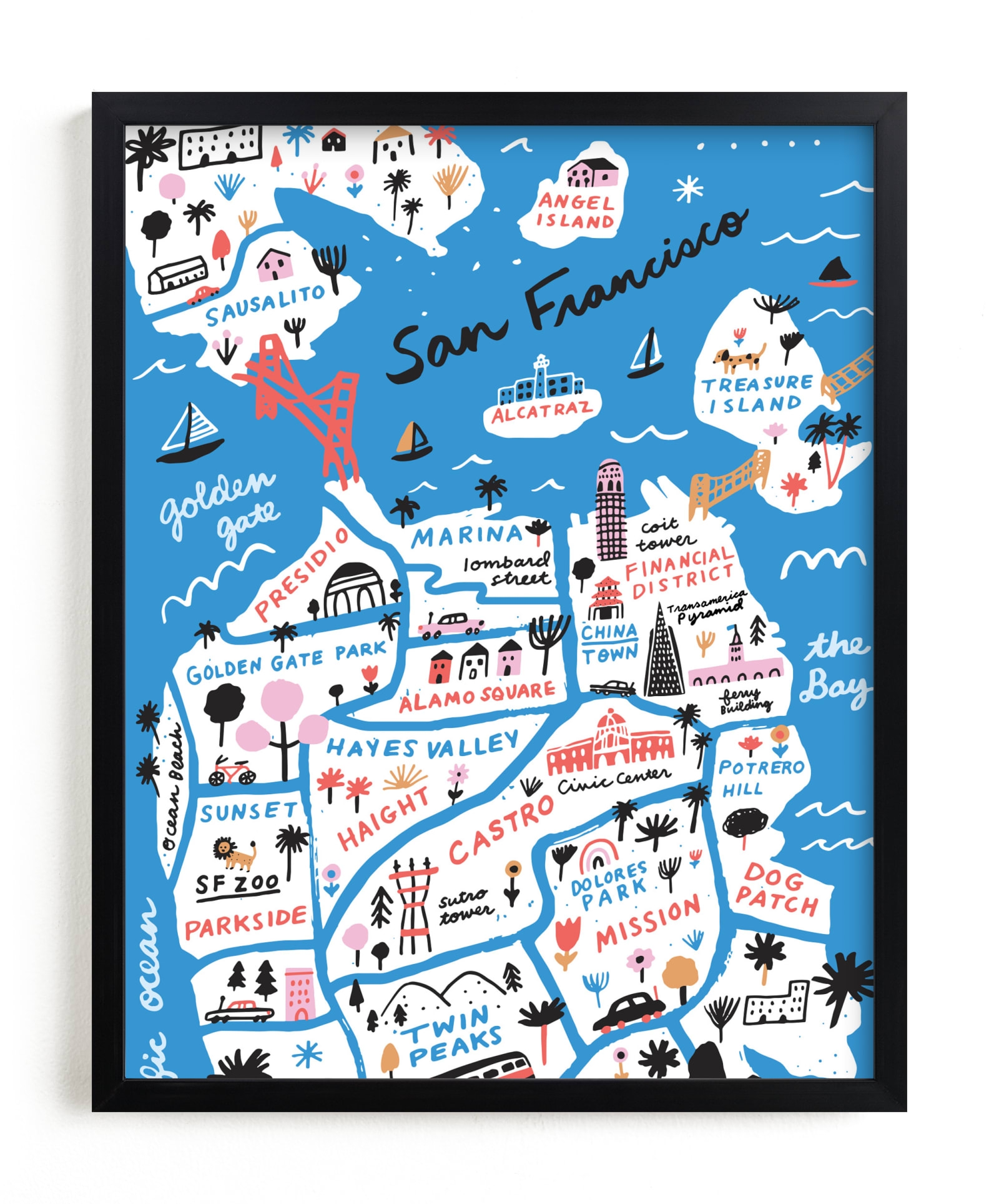 I Love San Francisco Limited Edition Fine Art Print 1 - Image 0