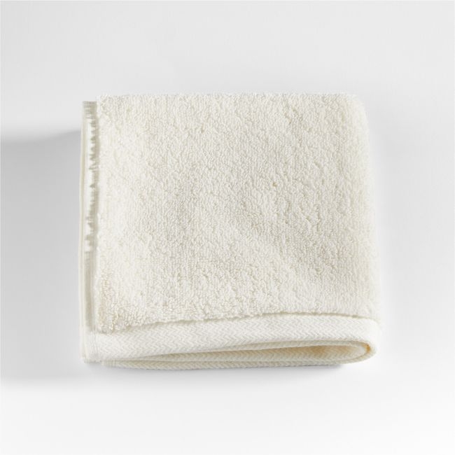Organic Turkish Cotton Ivory Washcloth - Image 0