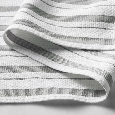 Williams Sonoma Classic Stripe Towels, Set of 4, Geranium Pink - Image 1