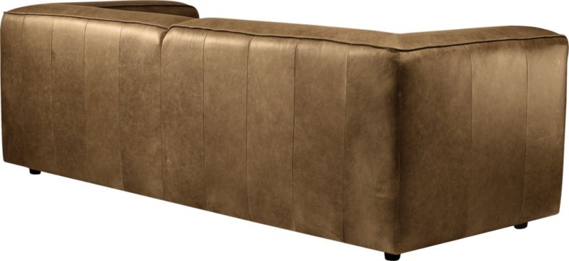 Lenyx Saddle Brown Leather Sofa - Image 10