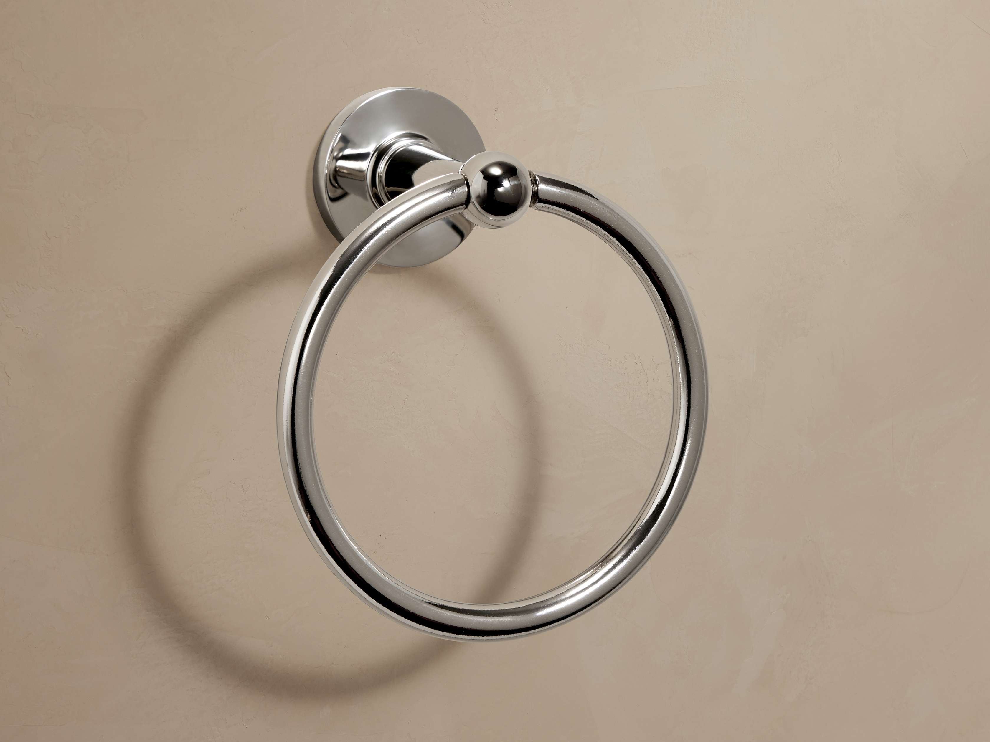Fulton Towel Ring in Metal Silver  Polished Nickel - Image 0